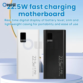 Kit fai da te Power Bank a ricarica rapida da 22,5 W con display digitale Custodia per batteria 1260110 Modulo Power Bank portatile sottile da 20000 mAh