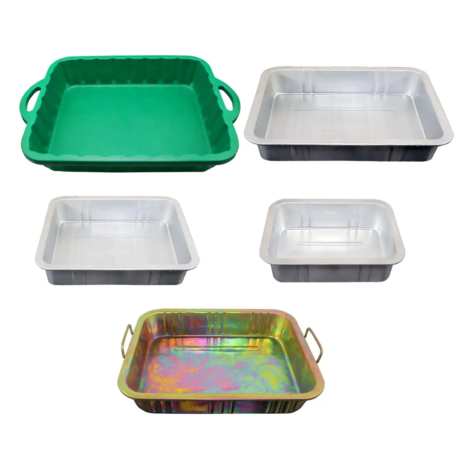 Oil drain pan Oil Drain Pan Practical Prevents Spills Waste Storage Auto Repair Tool Oil Change Pan for Truck Vehicle Motorcycle Parts