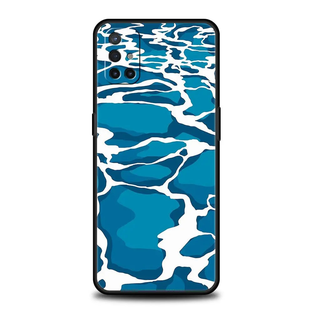 Cartoon Print Soft Black Phone Case Cover