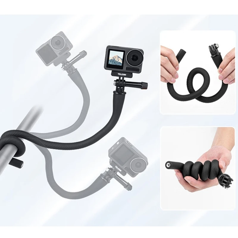 Gopro11 DXAC 용 오토바이 카메라 홀더 핸들 바 브래킷 클램프 자전거 마운트
