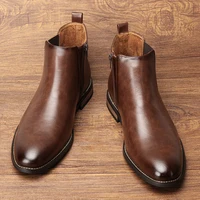 2025 New Chelsea Men Boots Fashion Brand Comfortable Leather Boots - Image 2