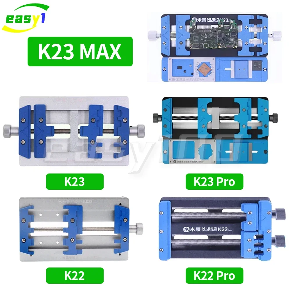 Mijing K22 K23 PRO MAX Aluminum Alloy Motherboard Repair Fixture For Mobile Phone CPU Chip PCB Soldering Holder Tool