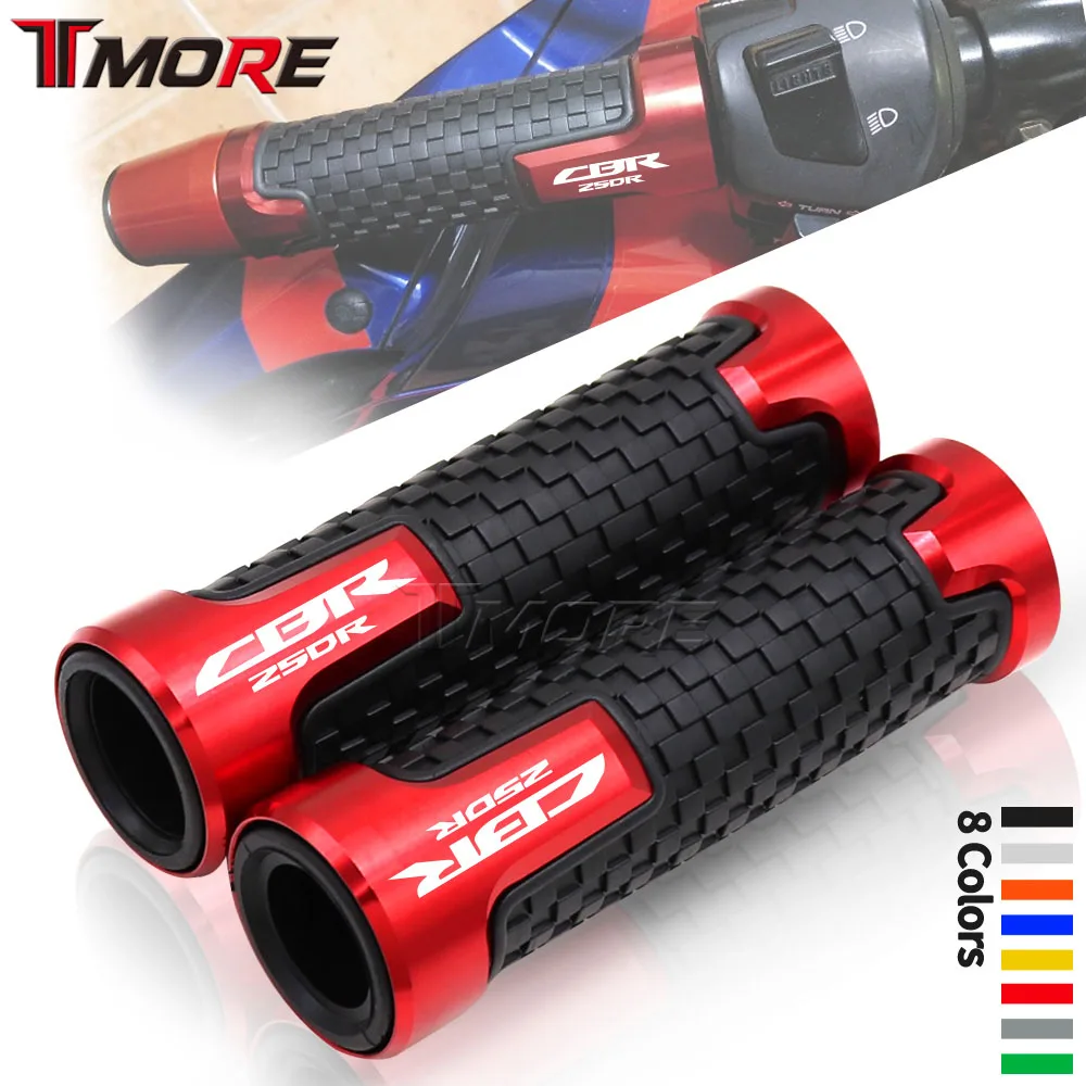 

Универсальные Мотоциклетные аксессуары для HONDA CBR250R CBR 250R 7/8 дюйма 22 см, алюминиевые ручки с ЧПУ, ручки, ручки, крышка руля