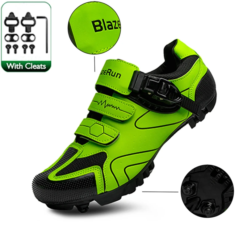 Neutral MTB Cycling Shoes, Compatible With Pelaton Road Cycling Shoes, Men's Cycling Sports Shoes, Reflective Strip Design 6