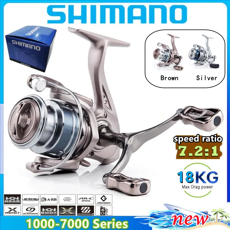 

SHIMANO Reel Baitcasting Metal Spool Casting Wheel Stainless Steel Bearing Carp Fishing Spinning Fishing Reel MAX Drag 18KG