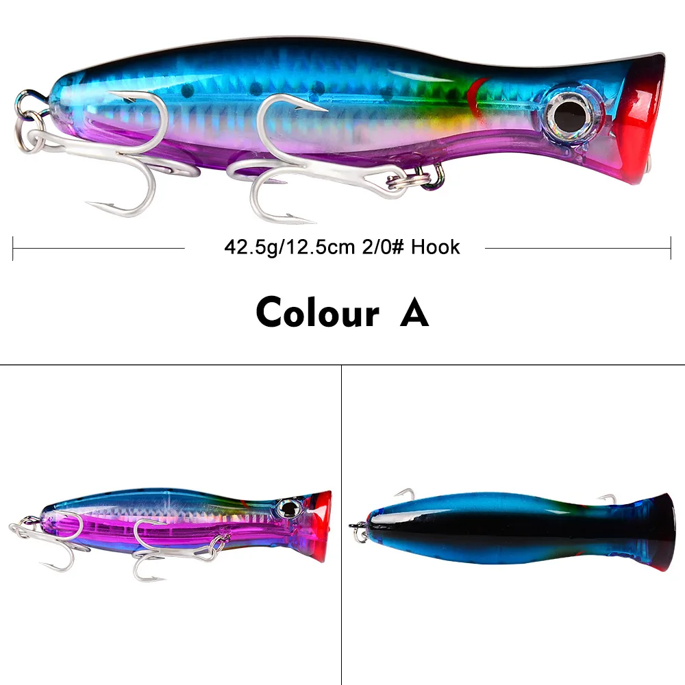 New 6-color Popalua Bait 13CM43G Plastic Hard Bait Floating Artificial  Swinger Plastic Fishing Tackle With Hook Sea Fishing - AliExpress