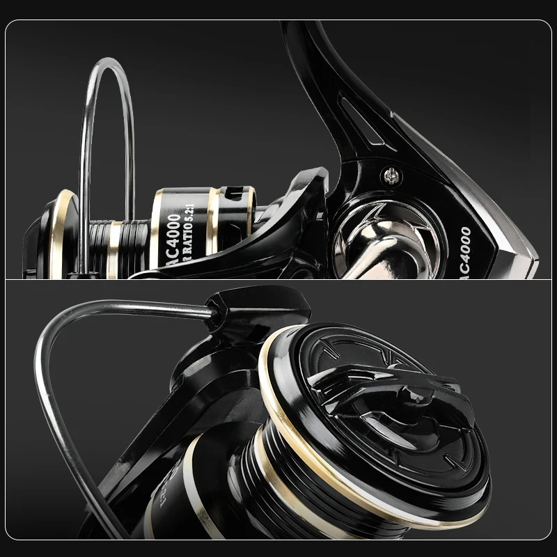 Spinning Fishing Reels Max Drag 8KG for Fishing AC3000 4000 5000 Reel Metal Spool Handle Sea Jig Carp Fishing Coil Wheel