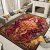 European Luxury Living Room Decoration Carpet Retro High Quality Rug Bedroom Decoration Parlor Cloakroom Decor Non-slip Door Mat 4