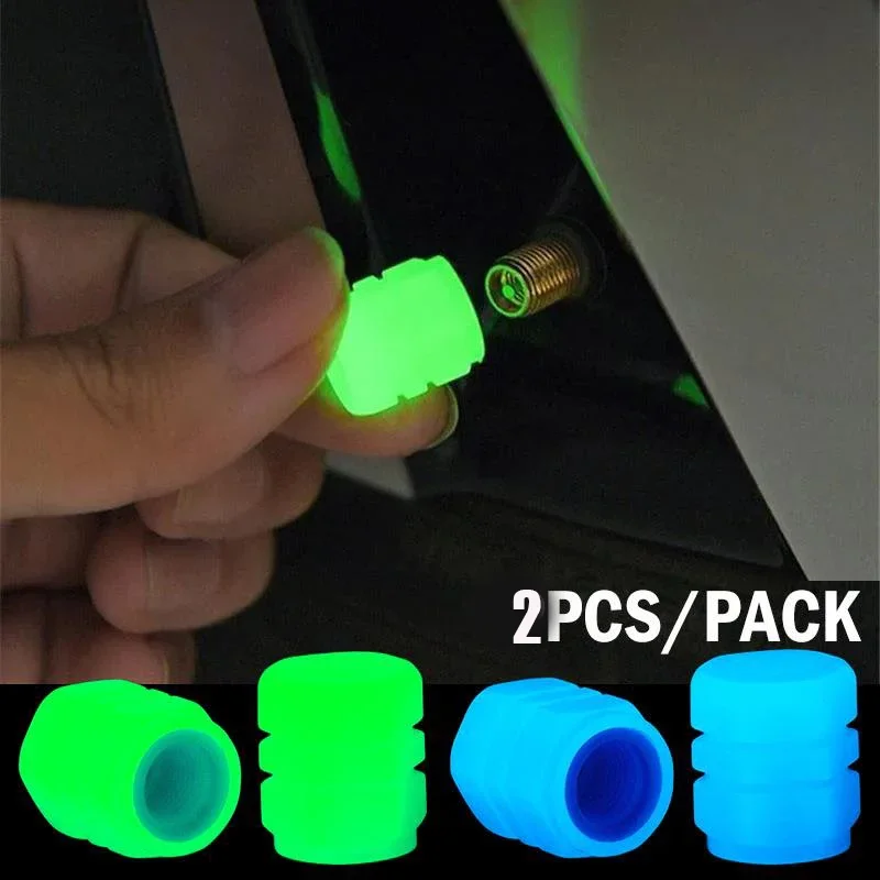 

Luminous Night Glowing Motorcycle Wheel Tyre Valve Caps Decors for Sportster 883 Nmax 160 Accessories Honda Hornet 600 Zx10R