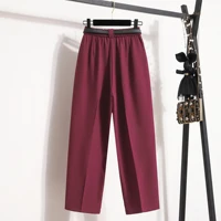 L-4XL Plus Size Pants For Women 2025 New Arrivals High Waist Straight Suit Pants Women Korean Style Casual Trousers Female - Image 4