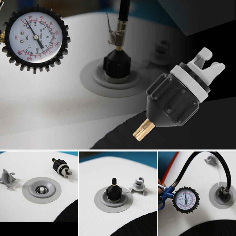 Inflatable Boat SUP Pump Adapter Sup Accessories Nozzles Kite Valve Converter Standard Conventional Air Valve Adapter