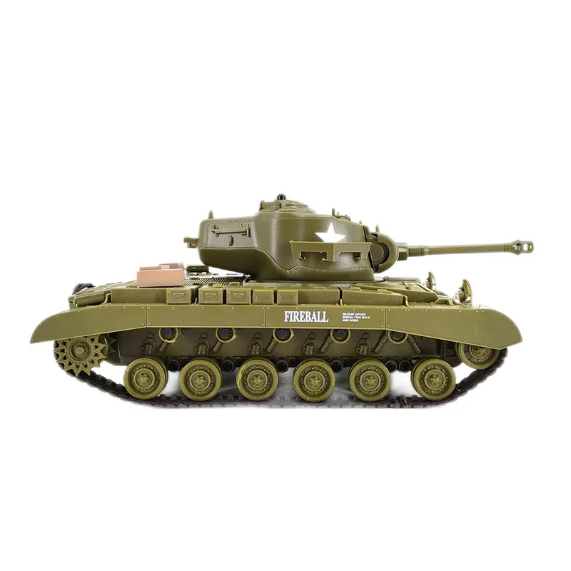 Rc Henlong Remote Control 1/30 Tank American Sherman Pershing Infrared Main Battle 2.4hhz Wireless Tank Model Toy Boy Gifts 6