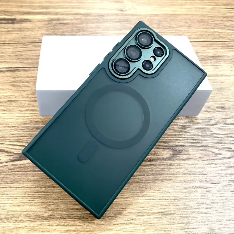 Luxury Magnetic Translucent Matte Case with Magsafe Wireless Charging Compatibility