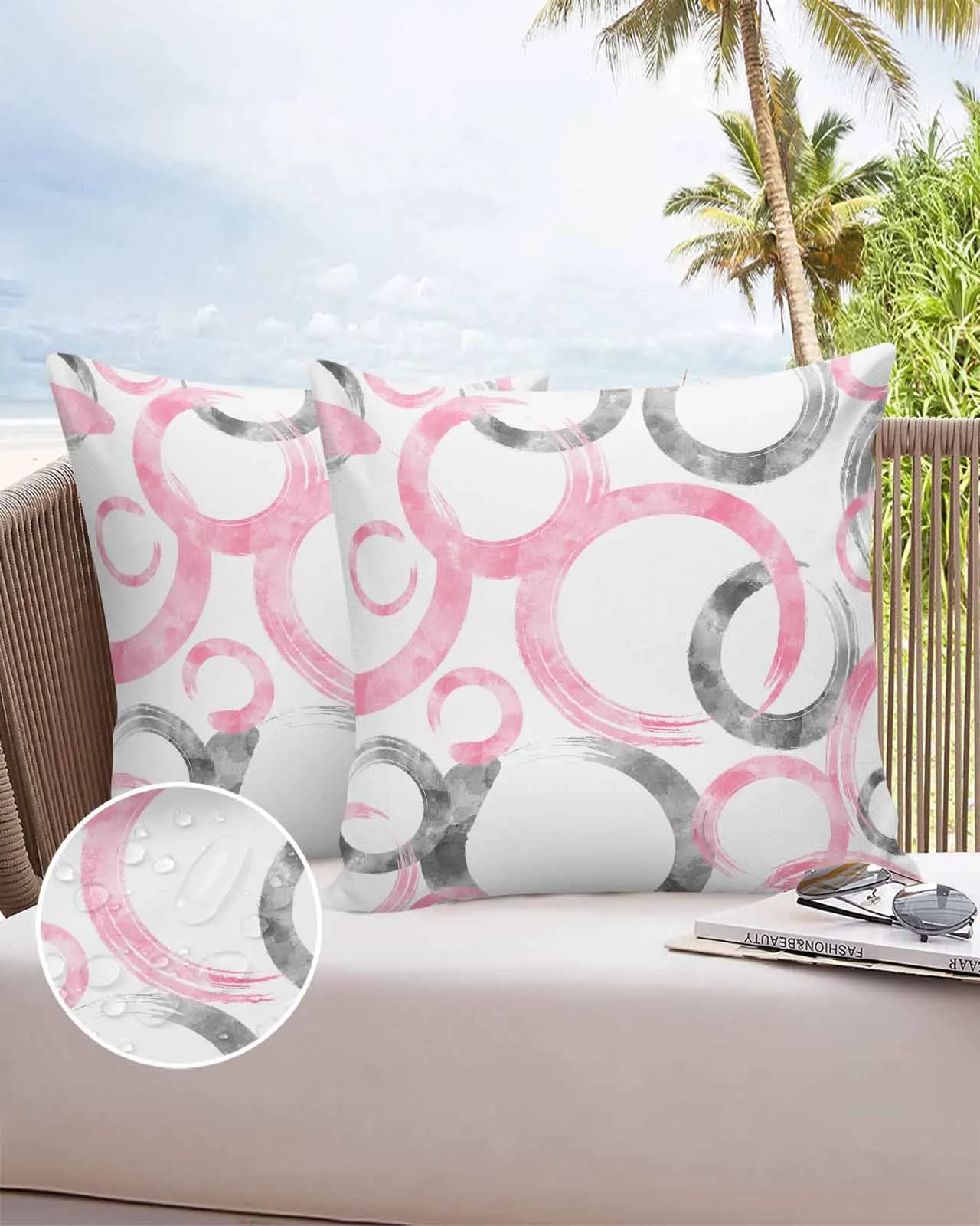 

2/4 шт., водонепроницаемые наволочки для подушек, 40/45/50/60/66 см