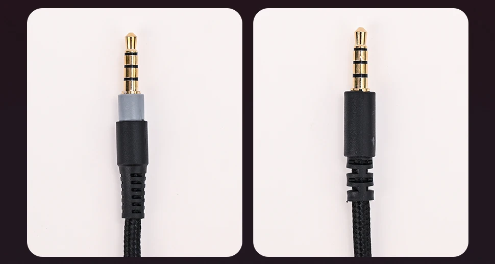 For Kingston HyperX Cloud Mix Alpha S Gaming Headsets Replacement Audio Headphone Cable 3.5mm Wires with Mic Volume Control