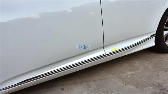 Vinilo Cromado Para Borde Inferior De Puerta Honda Accord 2018-2022 - Superposición Decorativa Y Protectora