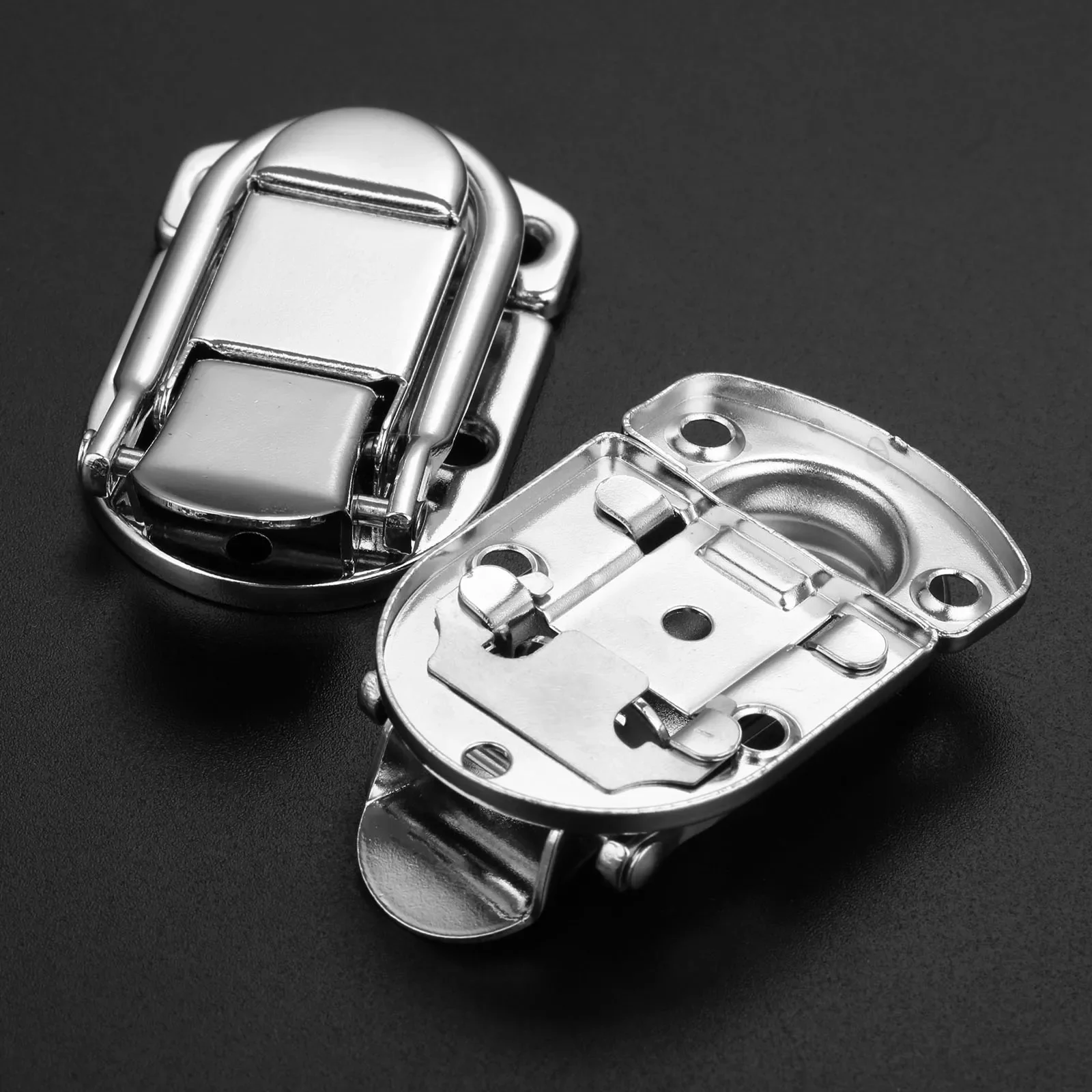 2 Set Jewelry Wood Box Drawer Latches Hasp Latch Buckle Clasp for Luggage Flight Case 34*59mm furniture hardware,toggle latches,jewelry box hasps,decorative latches