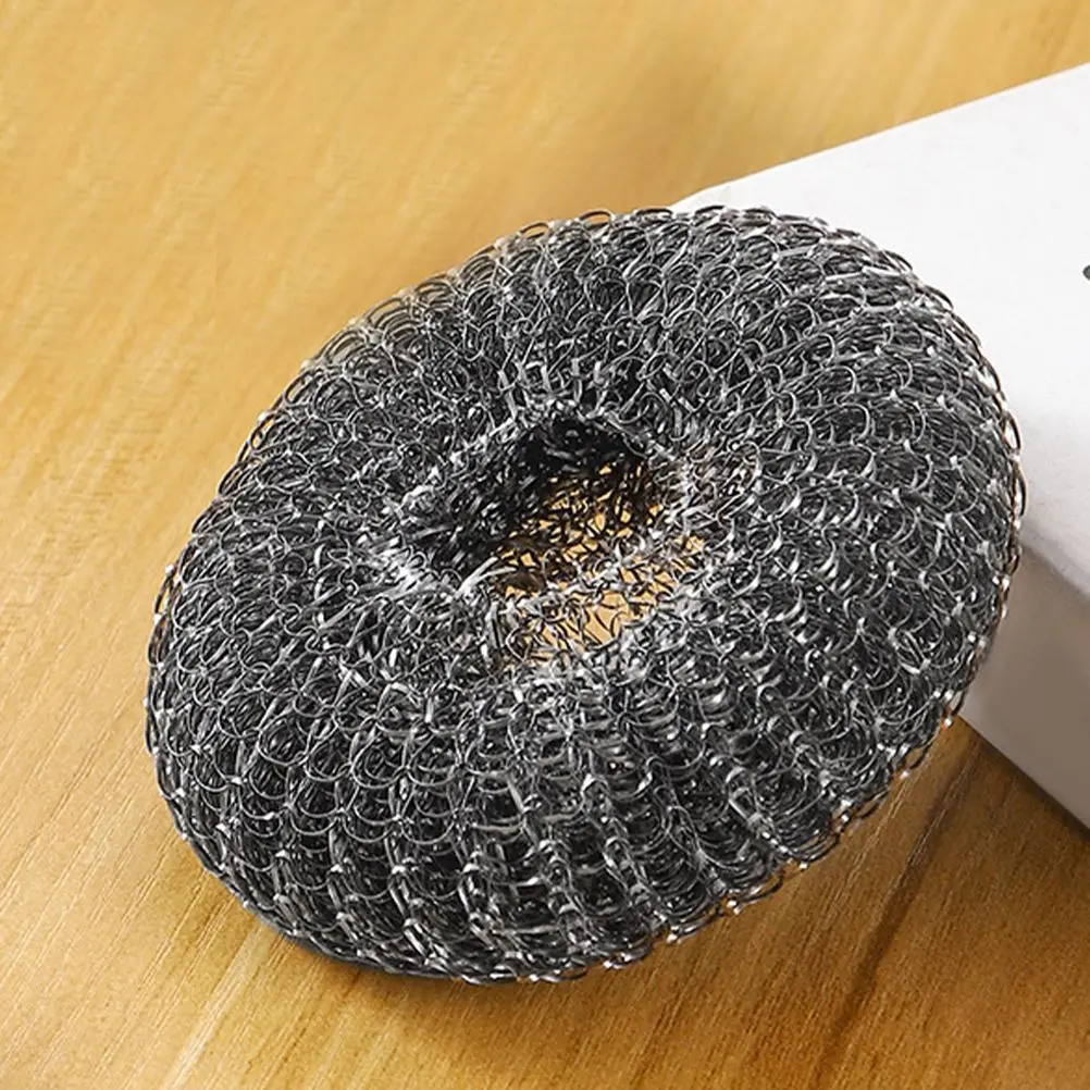 Grill Brush Scrubber for Barbecue Grills Steel Wool Scouring Pads Stoves Pot Stainless Scrubbing Scrubbers Heavy Duty