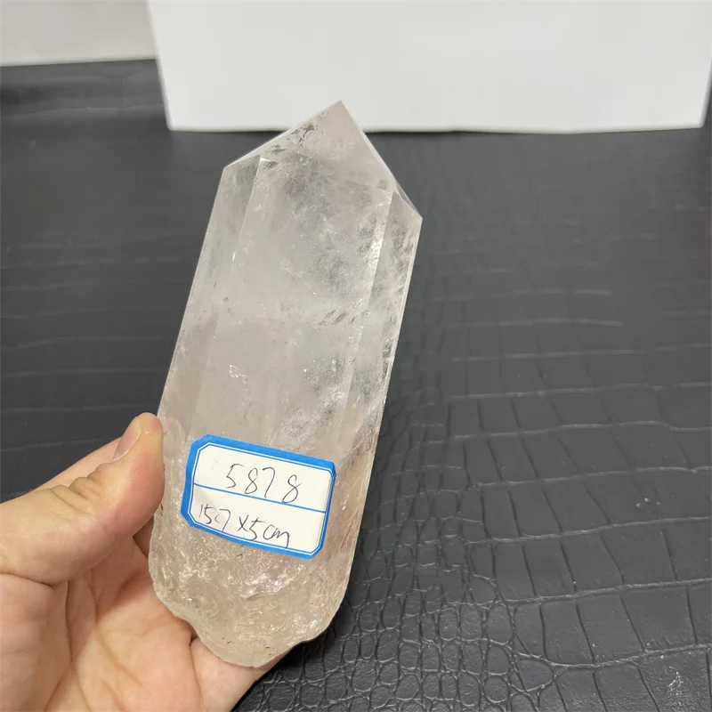Clear Lemurian Seed Quartz Natural Point Cluster Crystal Rough Healing 5