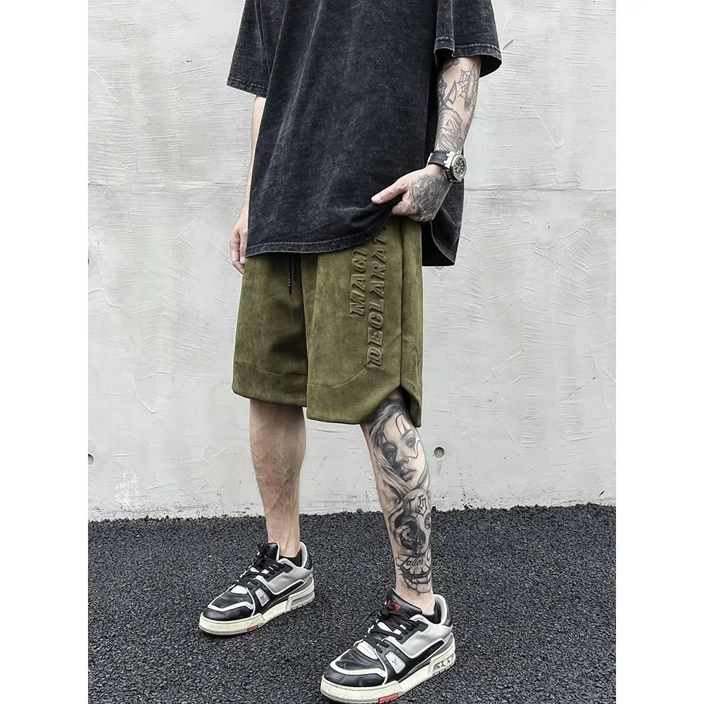Men's Street Shorts Cotton Hip Hop Harajuku Summer Pants Casual Trendyol Y2k Women's Fashion Designer Baggy Wide Clothing