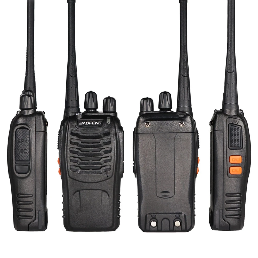 BF-888S Baofeng Walkie Talkie Set UHF 400-470MHz 16CH CTCSS/DCS Portable Two  Way Radio With Earpiece 888S Transceiver Intercom AliExpress