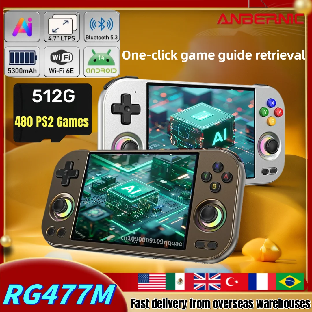 Anbernic RG477M 8GB/128GB 未使用黒ケース ANBERNIC protective bag for RG 477M