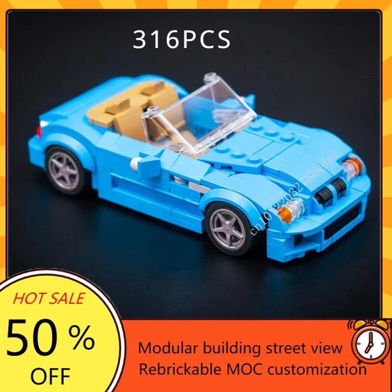 

Технический гоночный супер Бонд Spyder MOC автомобиль скоростной Чемпион гонщик строительные блоки конструктор креативный Гараж Игрушки для мальчиков