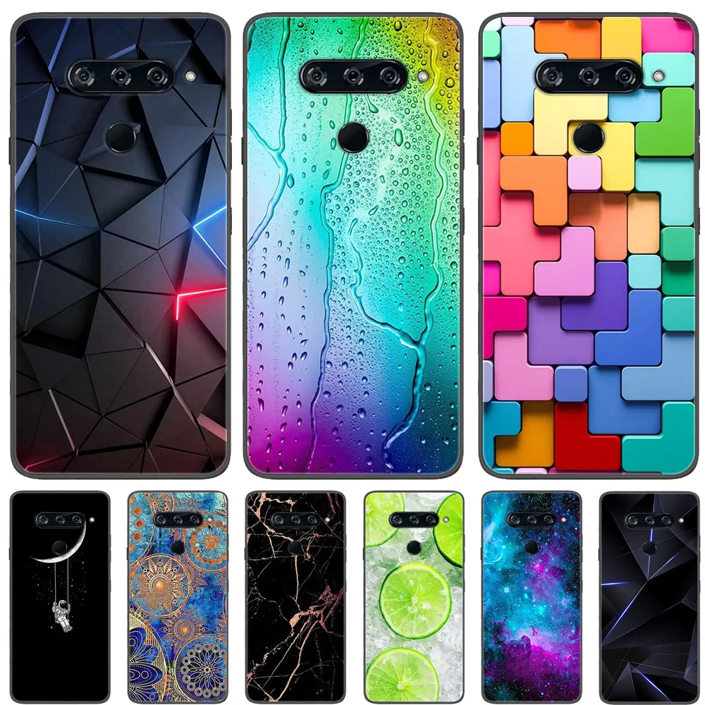 Per Lg V40 Thinq Custodia Cute Cat Cover Custodia Morbida In Silicone Per Lg V50 Thinq 5G Cover Posteriore Per Lg V40 Thinq Bumper V 40 V 50