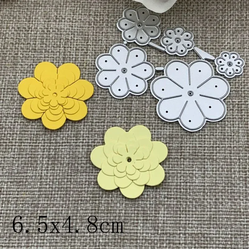 Neue Blumen-Metall-Stanzformen für DIY-Scrapbooking, dekorative Prägung, Handarbeit, Stanzform, Schablone