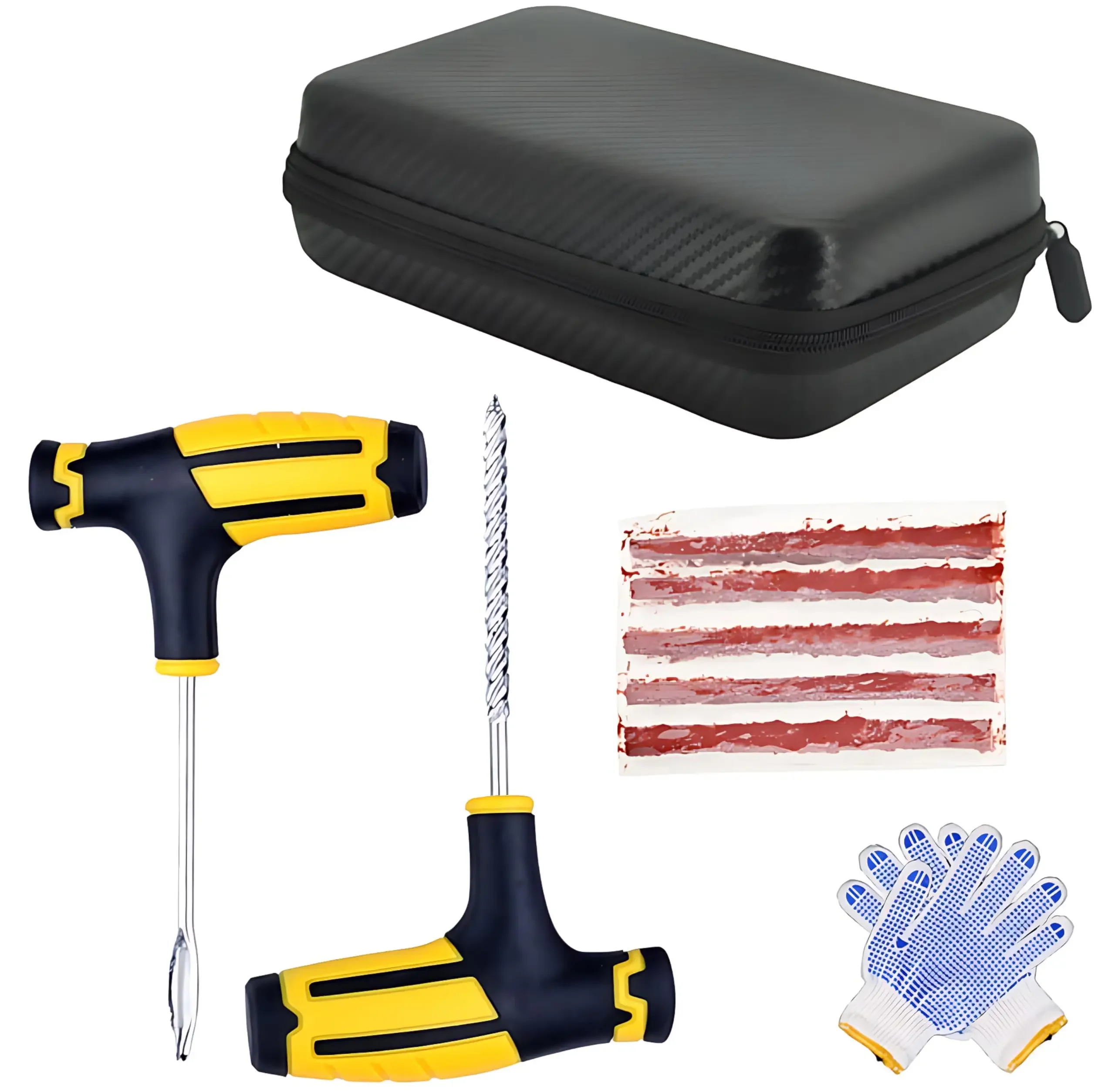 Tire Puncture Repair Kit Heavy Duty Tire Repair Tools Kit Flat For Car Truck Motorcycle Tool Accessories