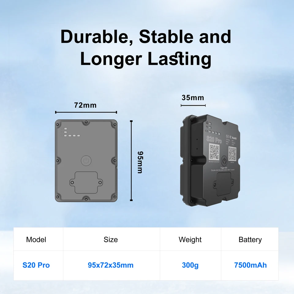 4G GPS Tracker with Long Battery Life for Vehicles