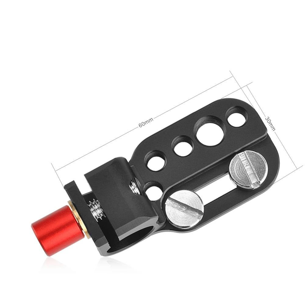 Description Picture 3 of itemMinifocus 15mm Single Rod Clamp with 1/4 Thread Screw Hole for Camera Monitor DSLR Cage Plate Handle Grip Rail System Extension