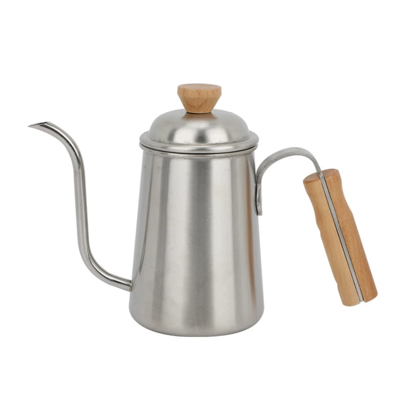 650ml Thickened Stainless Steel Gooseneck Spout Coffee Kettle With