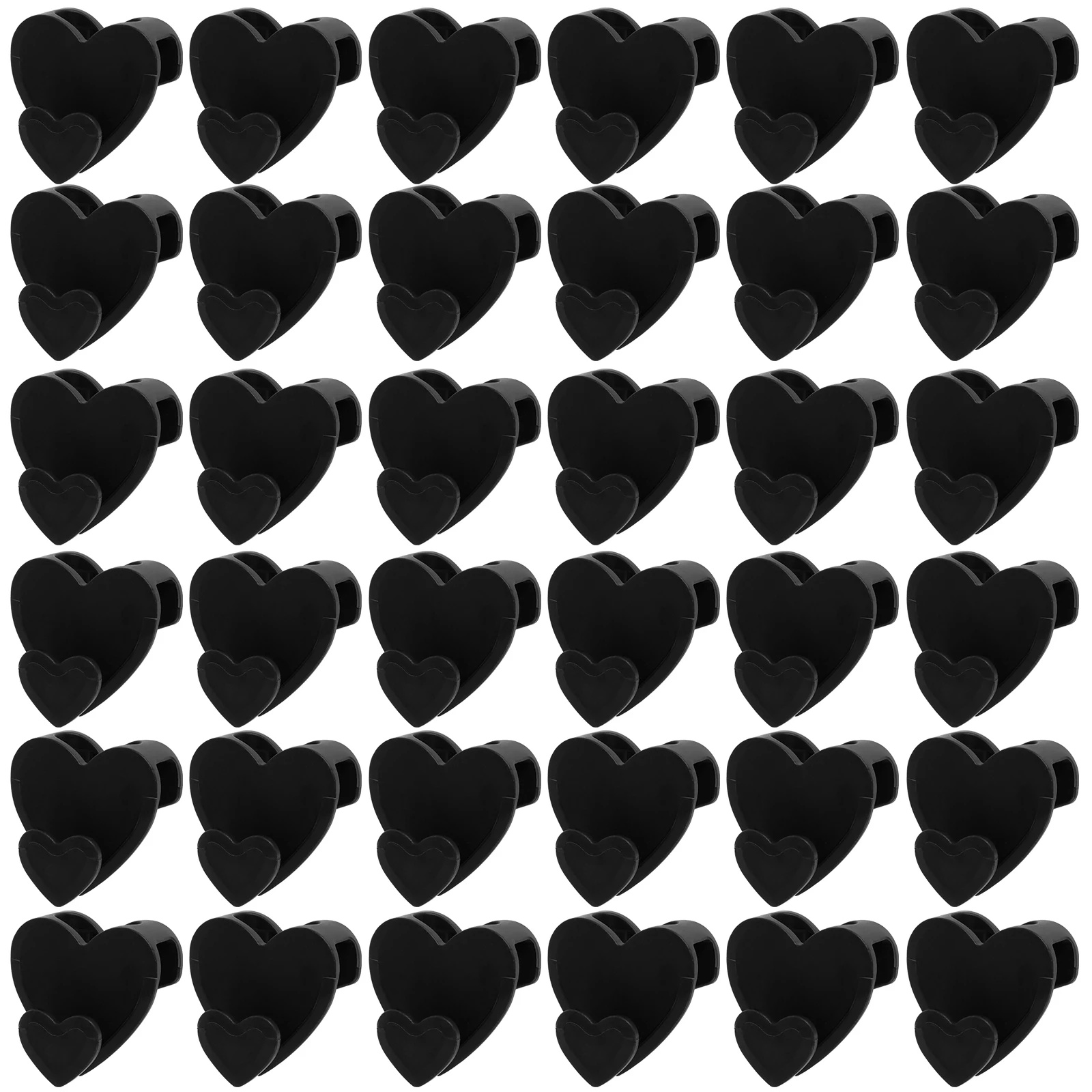 

36Pcs Clothes Hanger Connector Hooks Space Saving Hanger Hooks Mini Heart Hanger Connection Hook Lightweight Plastic Hanger