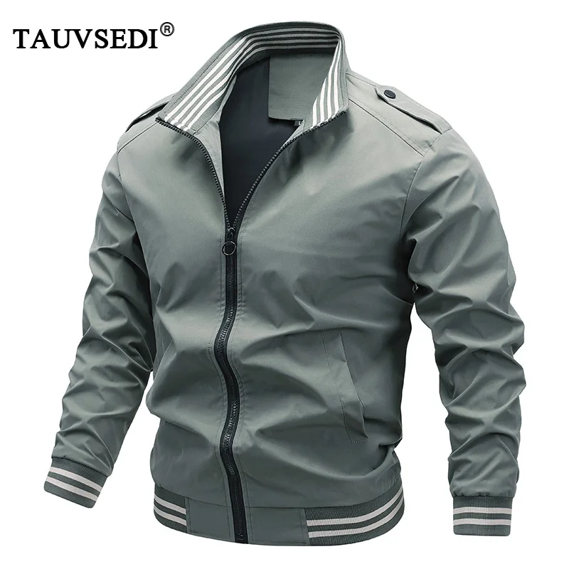 

Spring Autumn Men Casual Classic Bomber Jackets Coats Man Formal Business Baseball Slim Jackets Male Outwear Vintage Windbreaker