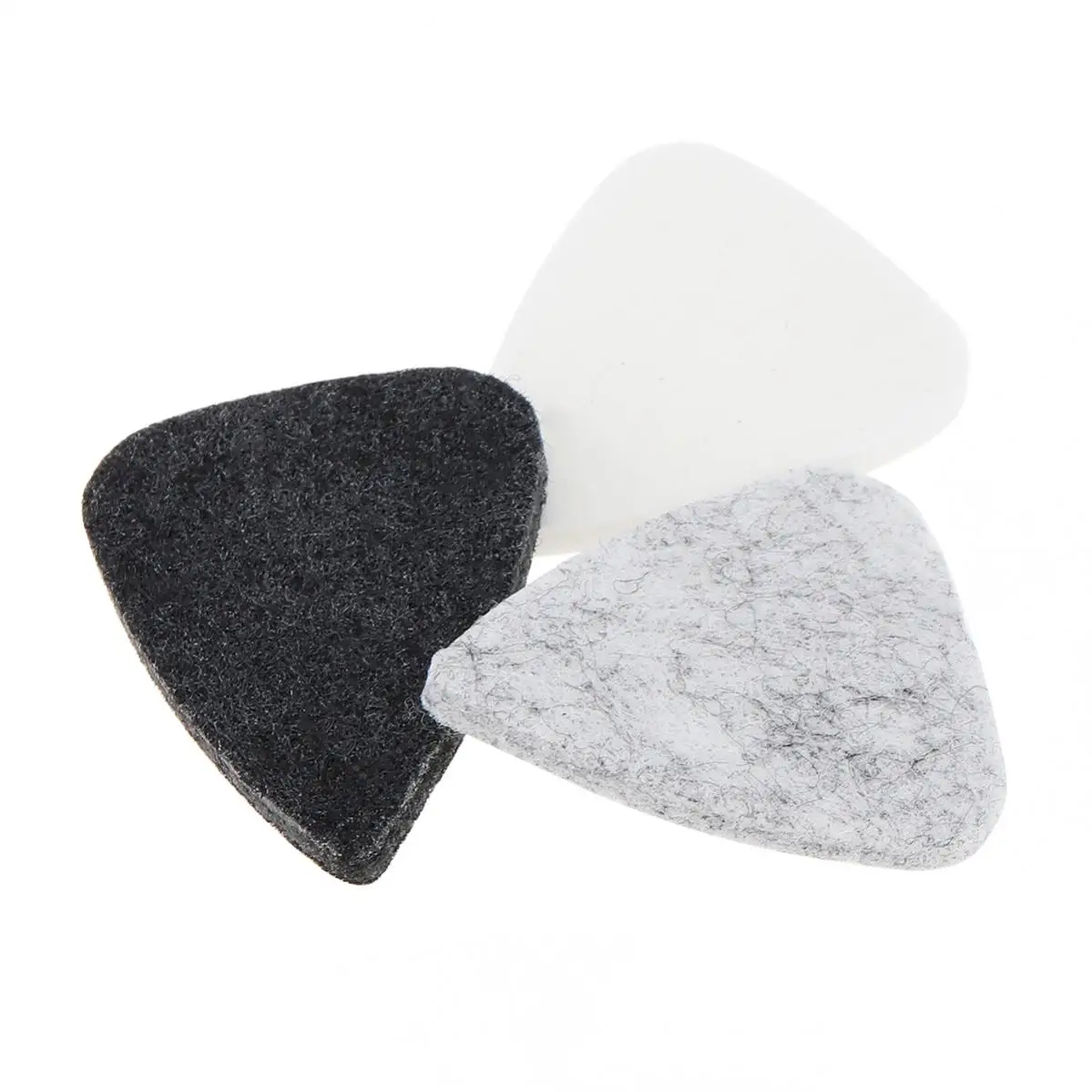 Guitar picks 3mm thickness soft felt ukulele pick plectrum 1/3/10 PCS for concert soprano tenor ukulele 21 23 26