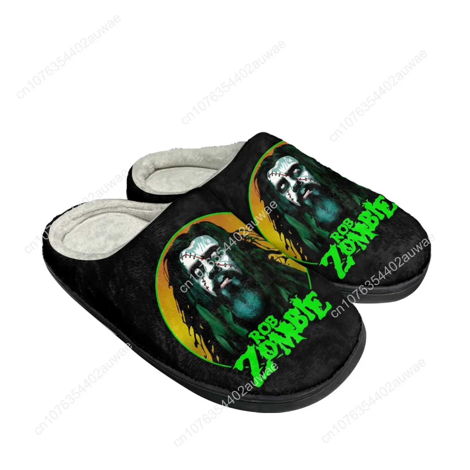 Rob Zombie Home Cotton Slippers High Quality Mens Womens Youth Boy Girl Plush Bedroom Keep Warm Shoes Custom Thermal Slipper