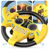 Electric Simulation Steering Wheel Toy With Light And Model Vocal Sound Simulation Toy Children's Steering Educational Whee T1A0 3