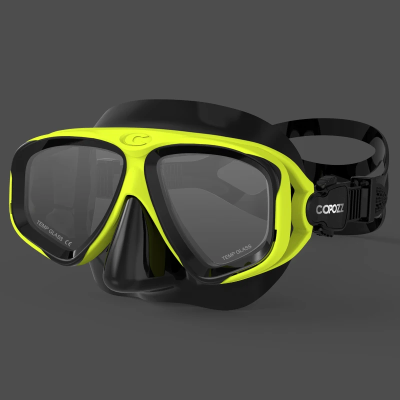 Premium Anti-Fog Snorkel and Diving Mask Set with Adjustable Strap