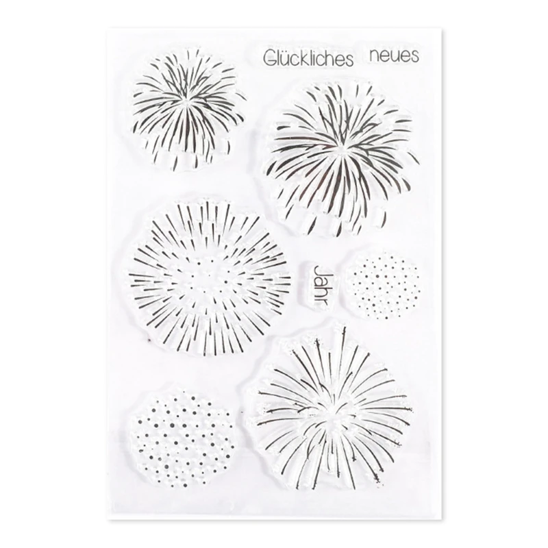 Blessing Clear Silicone Stamps Christmas Birthday Wedding Cards Making Supplies