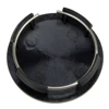 4pcs 57mm Universal Car Wheel Center Hub Cap Cover Black ABS 4