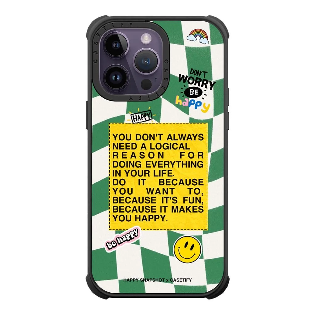 CASETIFY Green Checkerboard Silica Gel Cases for iPhone 14 Pro 12Pro