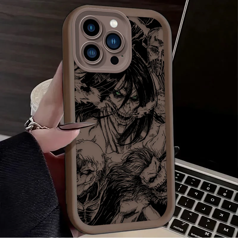 Eren Eyes Soft TPU Phone Case - Attack on Titan