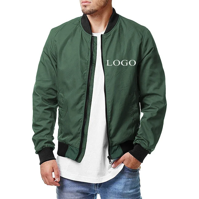 Your Own Design Brand Logo/Picture Personalized Custom Anywhere Men Women DIY Bomber Jacket Fashion New