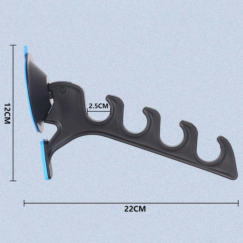 Suction Cup Fishing Rod Bracket Car Fishing Rod Holder Wall Mount Pole Rack With Suction Cup Fish Tackle Tools fishing rod holder