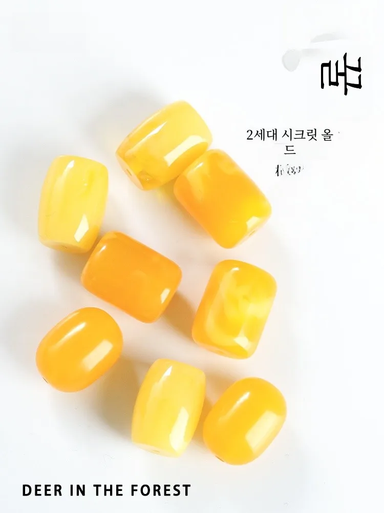 두 번째 밀랍 볼 비즈 밀랍 허리 비즈 볼 비즈 허리 비즈 목걸이 비즈 손목 비즈 문화 장난감 비즈 복숭아 비즈