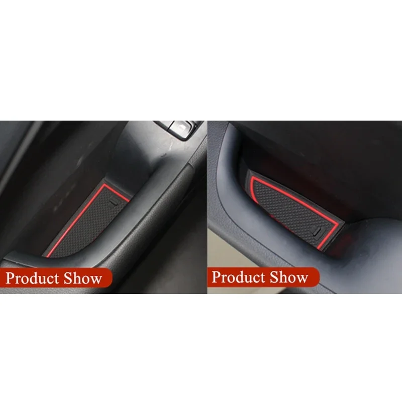 for Hyundai 09-15 IX35 Accessories Anti-Slip Rubber Gate Slot Cup Mat 16PCS