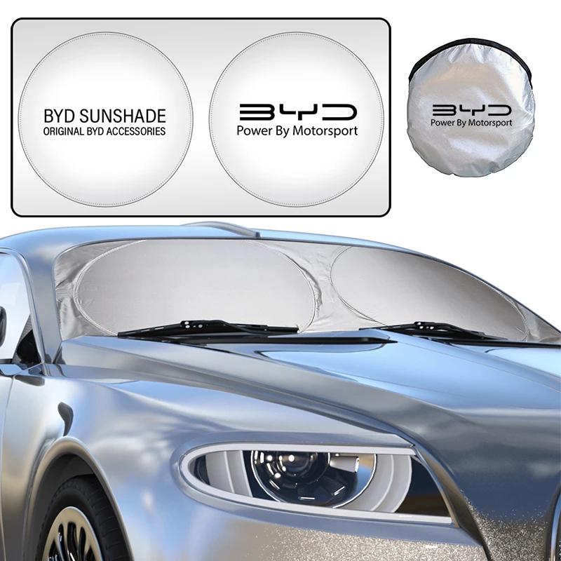 BYD SEAL EV 2022 2023 2024 차량용 자동차 연간 검사 스티커 차량 앞유리 차양막 반사판 햇빛 가리개 보호 기능 제공