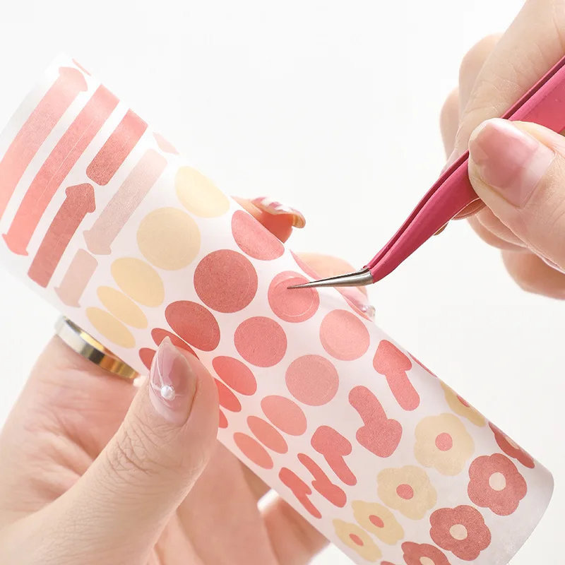 Art Decor Eyelashes Tweezers Macaron Tweezer Scrapbook Sticker Tape Picking DIY Junk Journal Album Stainless Clip DIY Tool 1 pc