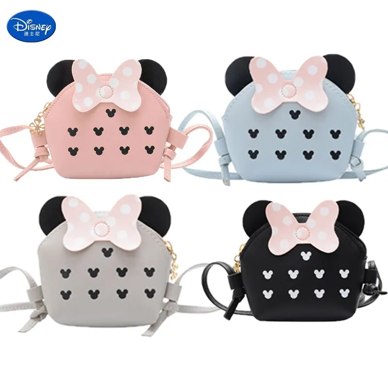 

Disney Mickey Mouse Minnie Mouse Backpack Girl Crossbody Bag Kids Small Bag Mini Kawaii Shoulder Bags